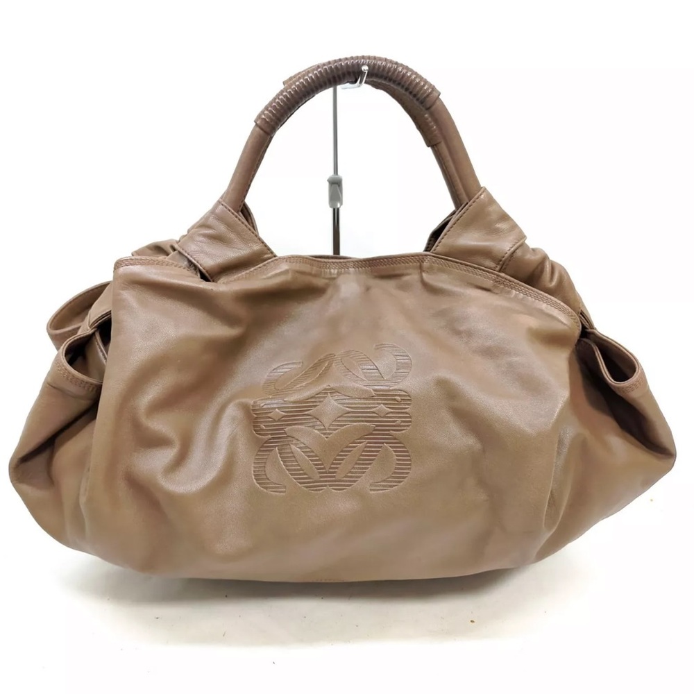 AUTH Loewe Drapy Slouchy Tote Handbag